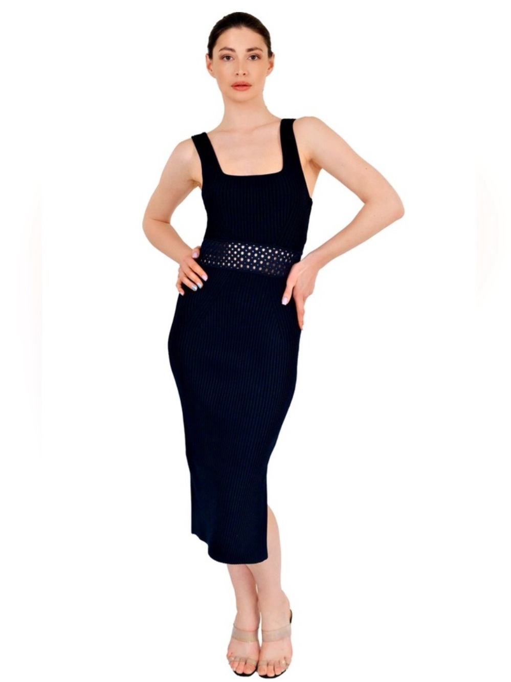House of Harlow 1960 Crochet Ring Midi Dress - Picture 5 of 5